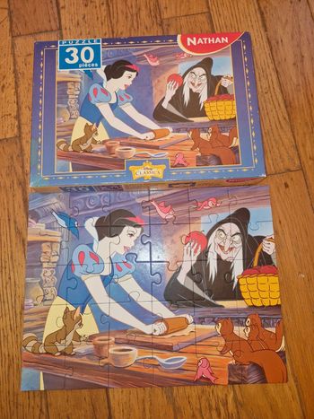 Puzzle blanche neige disney