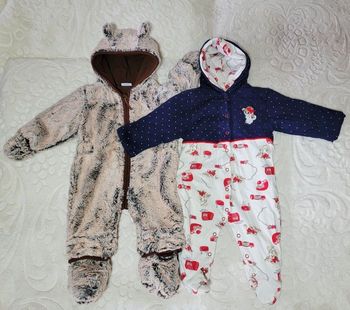 Lot Combinaisons chaudes bébé mignonnes 3-10 mois, pour fille ou garçon