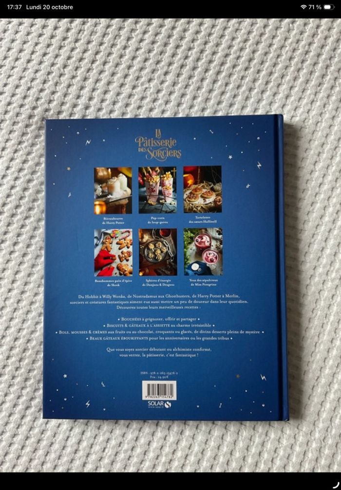 Livre La pâtisserie des sorciers et autres desserts fantastiques de Aurélia Beaupommier - photo numéro 2