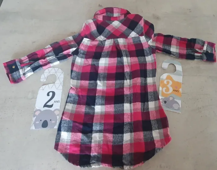 Chemise fille 2-3 ans - photo numéro 2