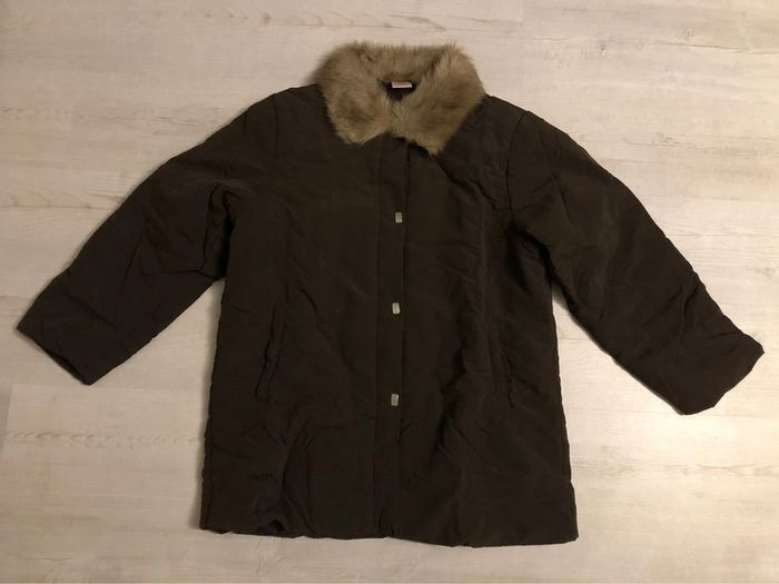 BB- Manteau 3/4 marron matelassé T 46-48 NEUF - photo numéro 3