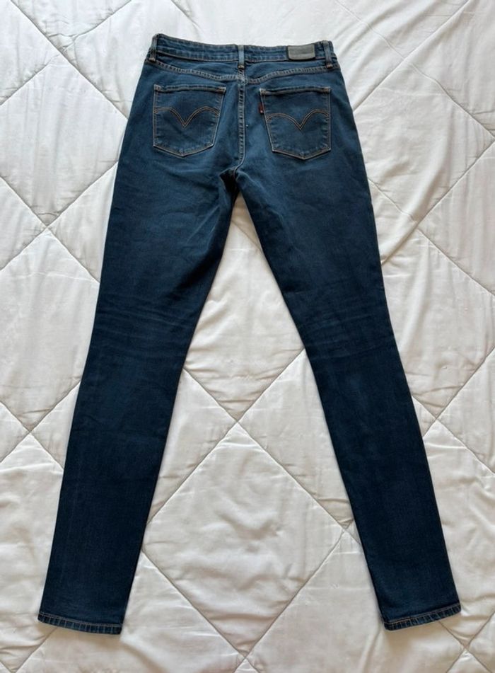 Jean mi taille haute levi’s bleu marine high rise skinny taille S/36 L32 femme - photo numéro 12