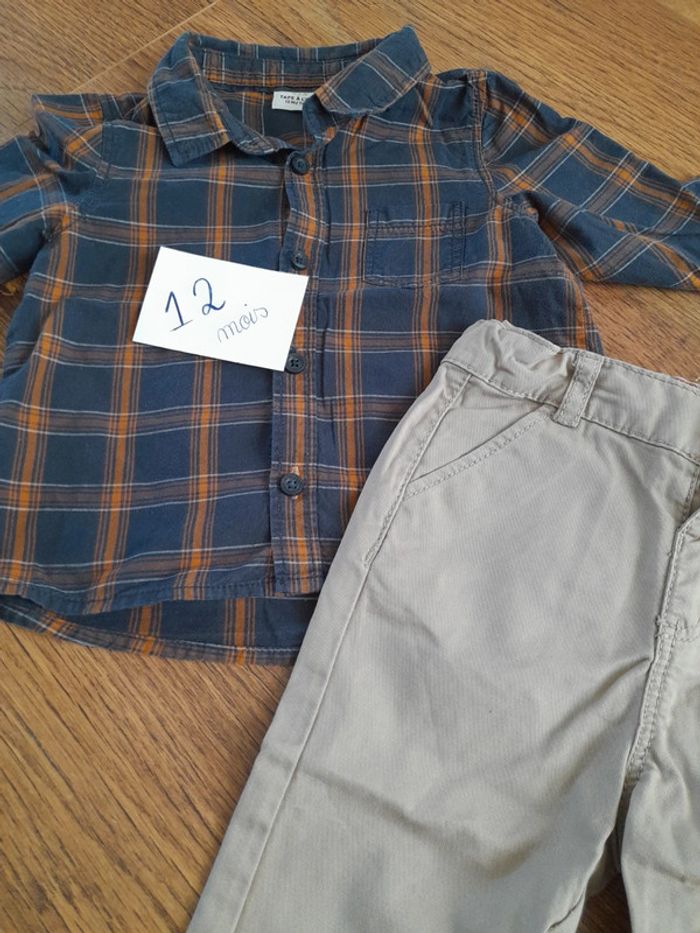 Ensemble 2 pièces 12 mois neuf - photo numéro 4