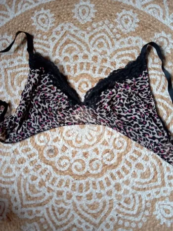 Soutien gorge léopard sans armatures