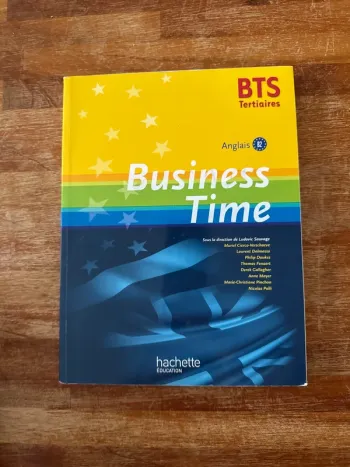 Livre business Time, anglais B2 BTS,