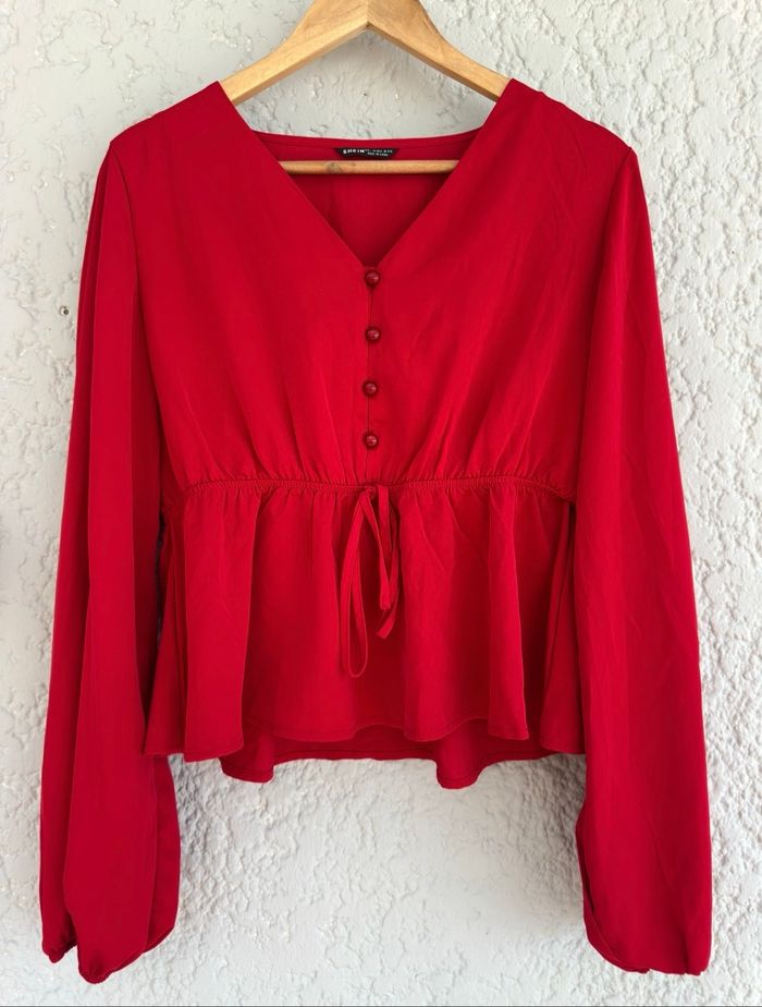 Blouse rouge