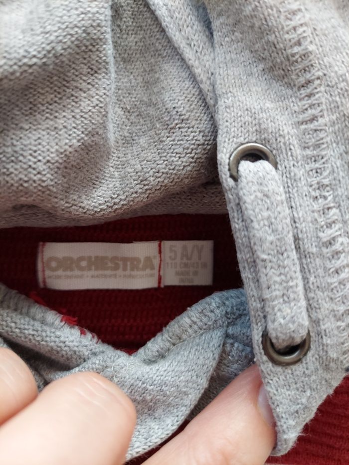 Pull a capuche 5ans - photo numéro 2