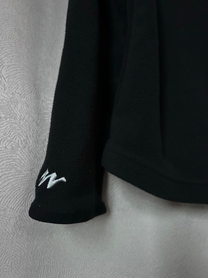 Pull camionneur polaire noir XS Quechua Novadry Decathlon - photo numéro 2