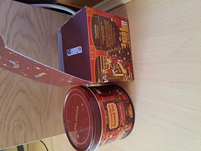 Boîte en métal vide Kusmi Tea Tsarevna, édition limitée - photo numéro 2