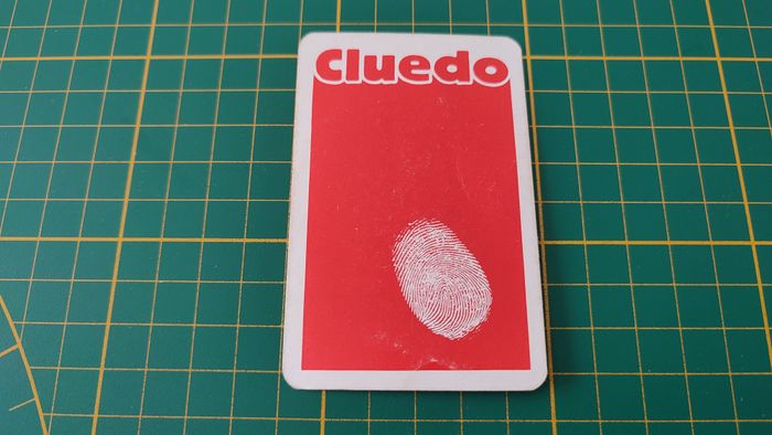 Carte bibliothèque en l'état Cluedo miro-meccano pièce détachée jeu de société #E26 - photo numéro 2
