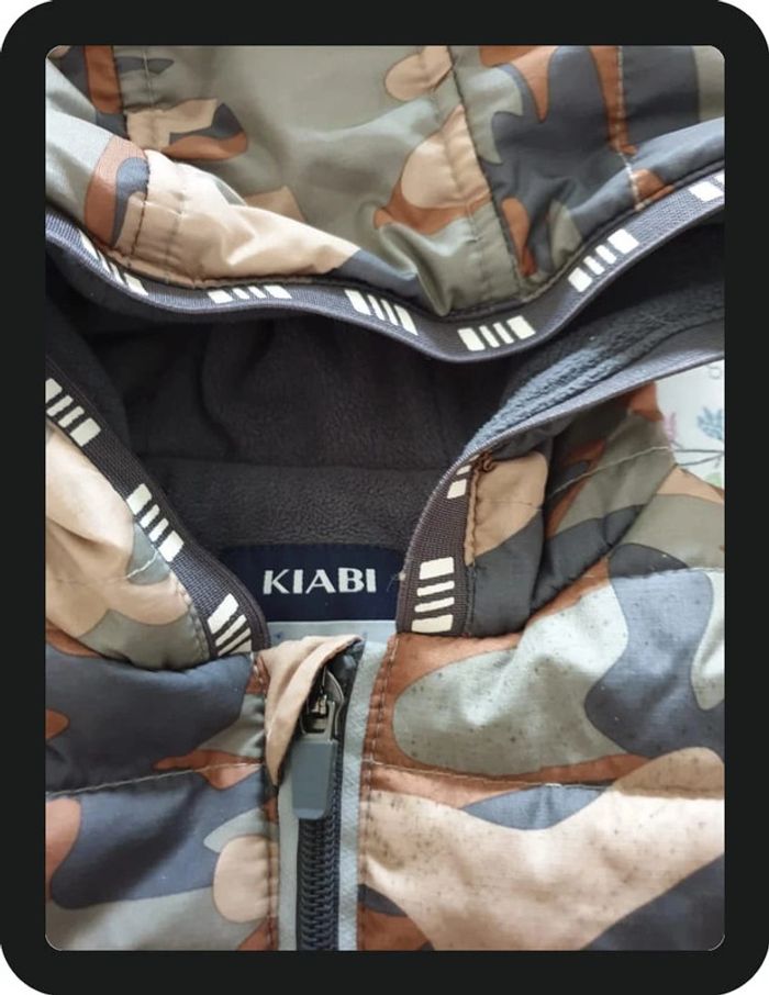 doudoune garçon camouflage kaki Kiabi 3 ans - photo numéro 6