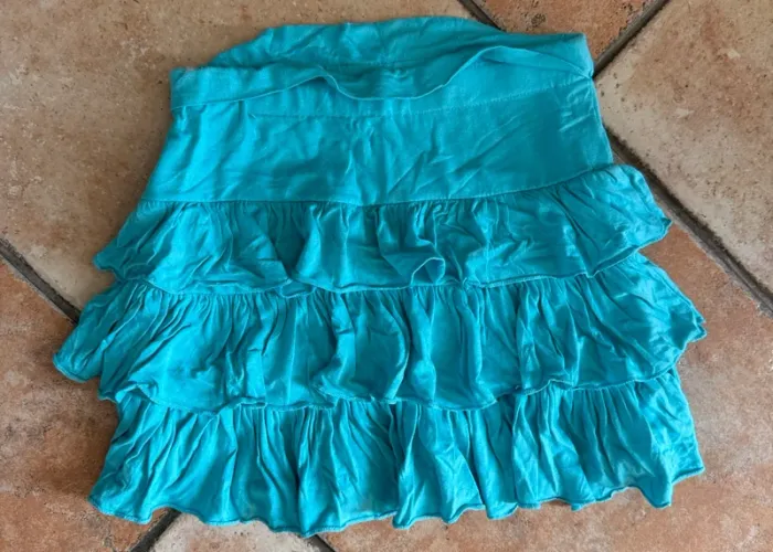 Jupes à volant bleu turquoise taille 10 ans punkidz