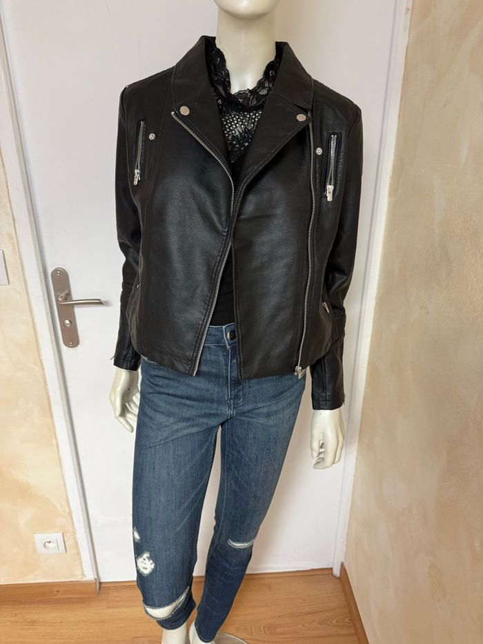 Veste biker ONLY – Taille 38 / M– Neuf avec étiquette – Noir