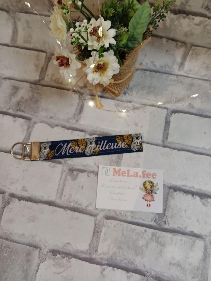 Porte clé en tissu personnalisé