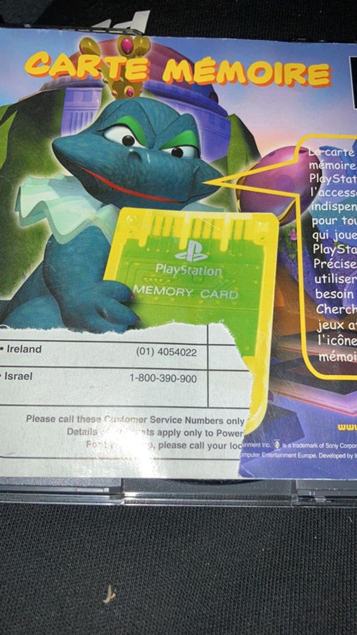 Spyro Year Of the Dragon Jeu PS1 Sans jaquette avant Sony - photo numéro 3