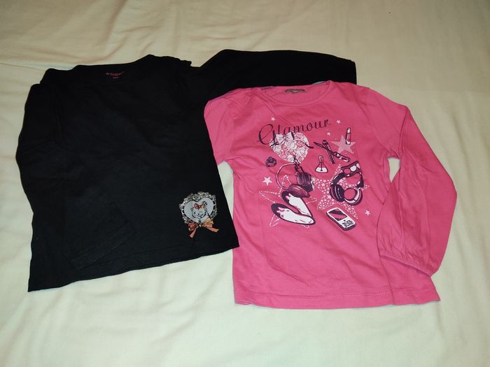 2 maillots manches longues en 6 ans - photo numéro 2