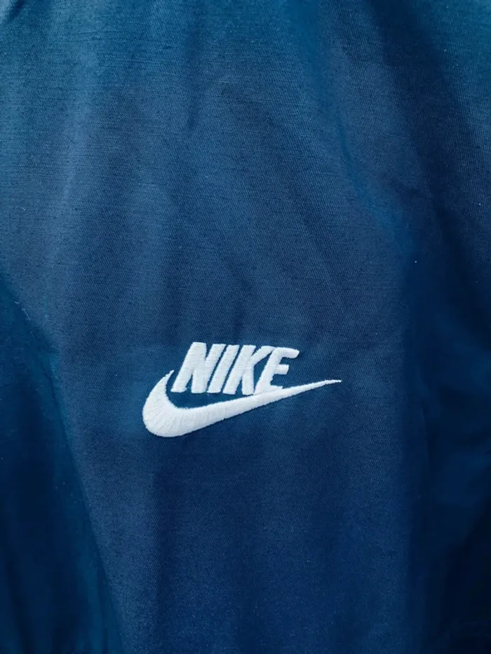 Nike Full Zip Bomber Jacket Navy blue Mens M - photo numéro 2