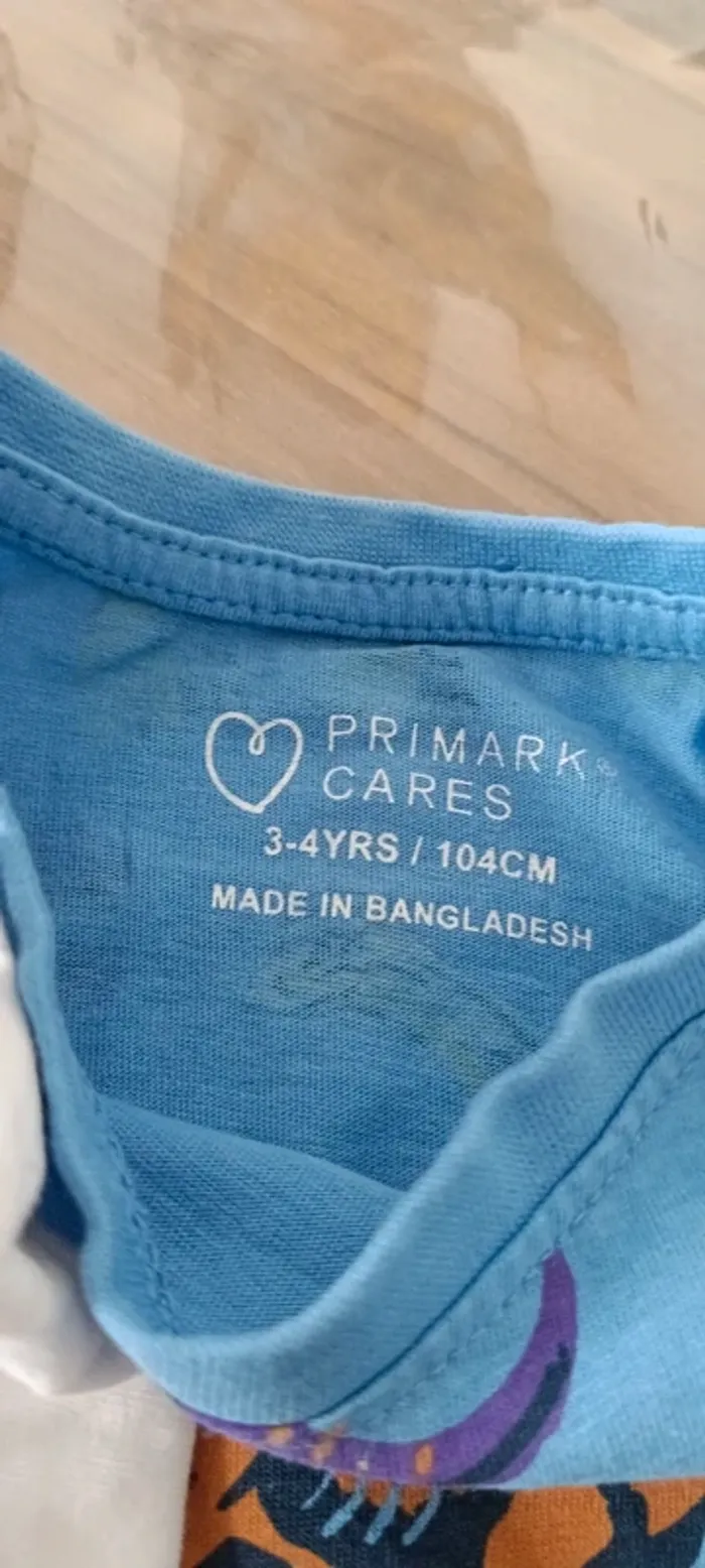 Lot t-shirts Dino 4A Primark - photo numéro 5