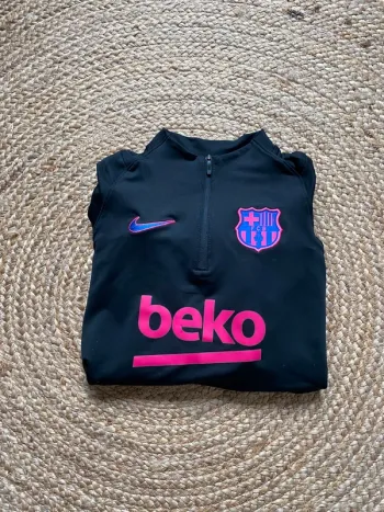 Veste Officielle 1/4 Zip Nike FC Barcelone 2022/2023 – Taille M Enfant
