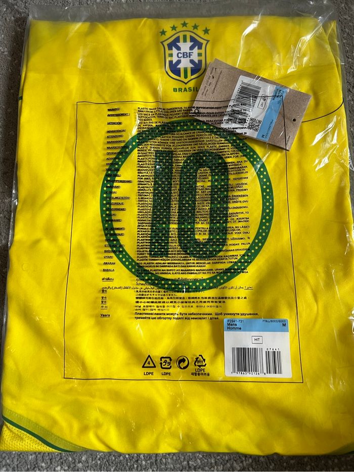 Maillot Nike Ronaldinho Brésil 2004 - Réédition Rare - Taille M - photo numéro 6
