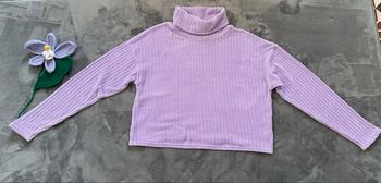 Pull col roulé