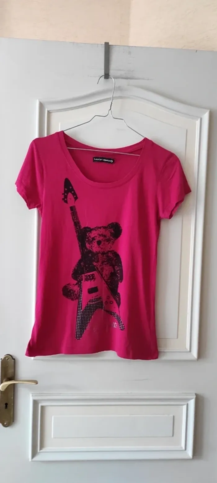 💐T-shirt manches courtes - Lulu Castagnette - taille M - Très bon état 💐