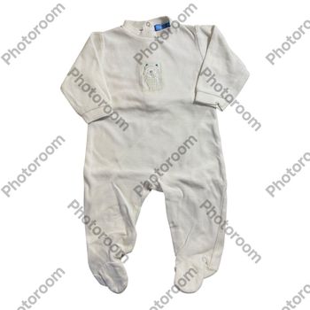 Tout Simplement Pyjama Grenouillère blanc Taille 12 mois