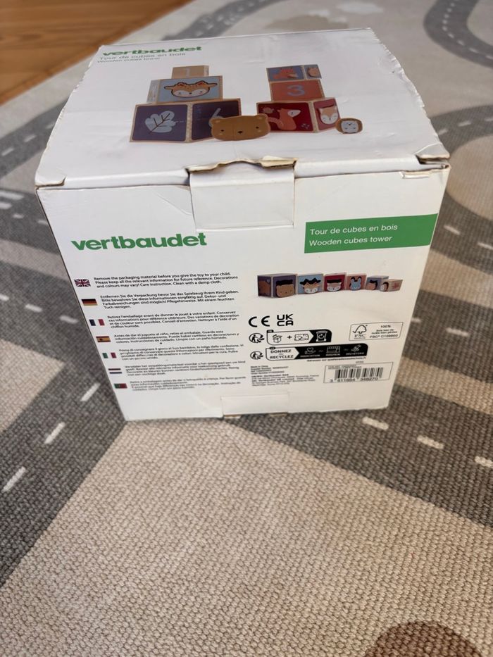 Cubes en bois animaux Vertbaudet - photo numéro 5