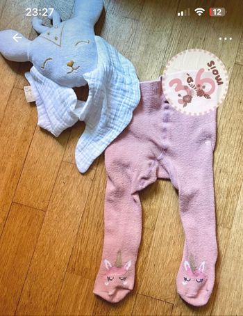 🦄 Collant Bébé Licorne avec Pieds Intégrés - 3-6 Mois - Bon État 🦄