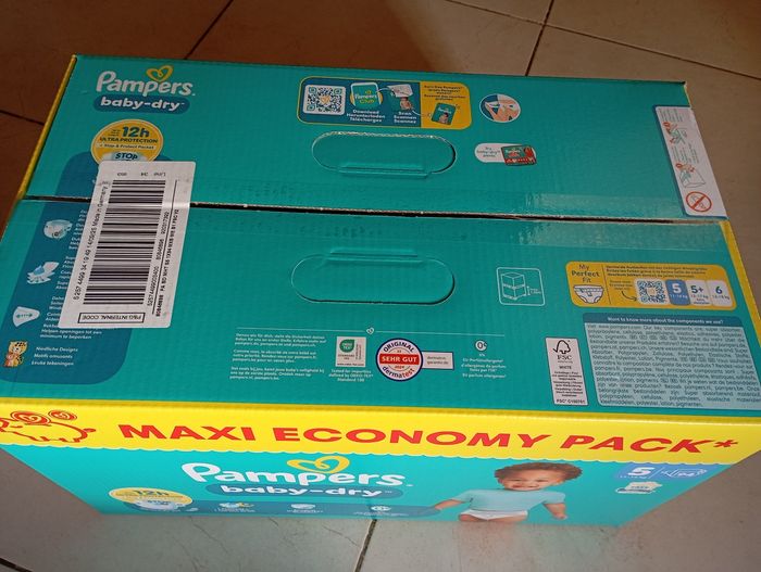 Maxi pack Pampers dry taille 5 - photo numéro 2