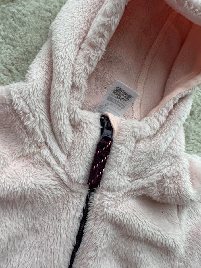 🧥Veste à capuche tout doux rose - fille 3-4 ans- très bon état - photo numéro 3