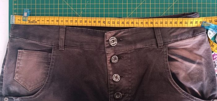 Pantalon "Maryley" - Taille M - chocolat - photo numéro 11