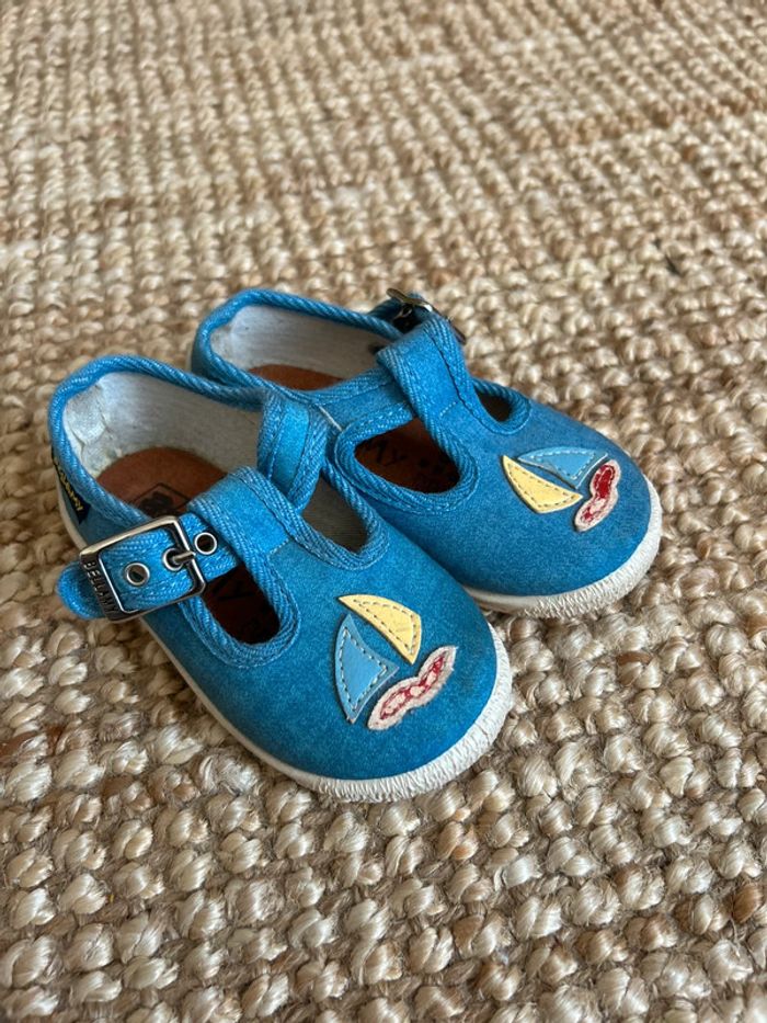 Sandales vintage bellamy 22 made in France - photo numéro 4