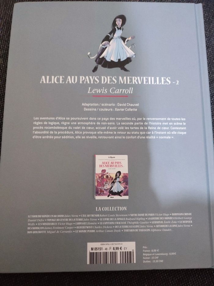 Bd Alice aux pays des merveilles Lewis caroll - photo numéro 3