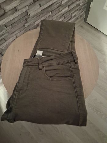 Pantalon femme vert kaki