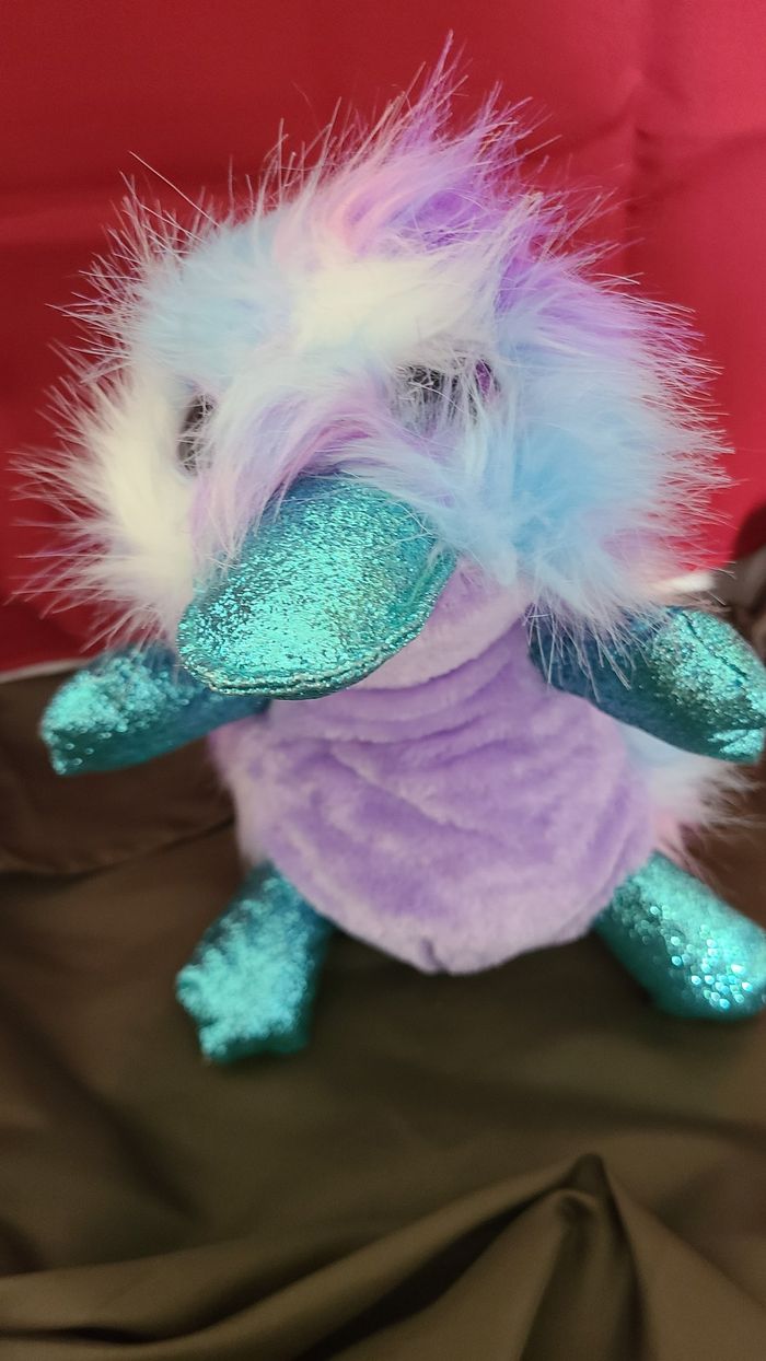 Peluche Ty Zappy Ornithorynque Violet – 30 cm - photo numéro 3