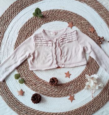 Gilet court fille 3 ans