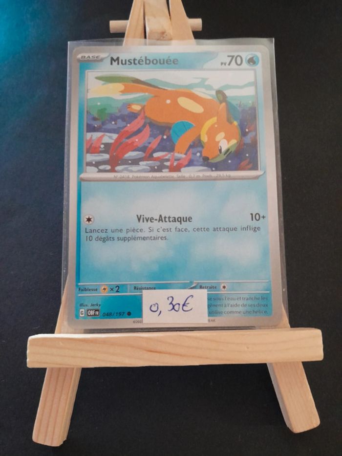 Carte Pokémon Mustébouée 48/197