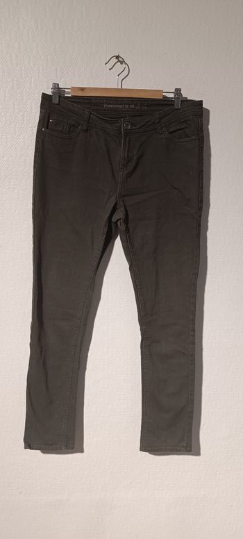 Jean slim kaki foncé – In Extenso – Taille 40
