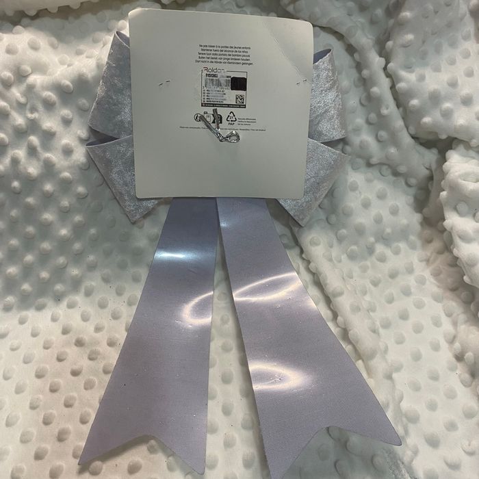 Grand nœud en velours blanc – déco de Noël - photo numéro 4