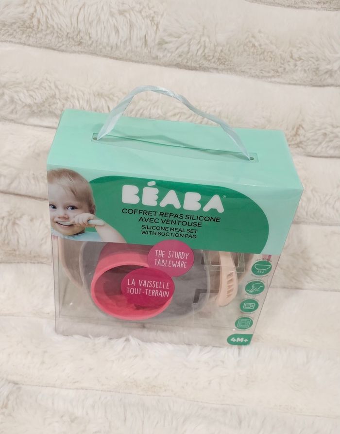 Ensemble de coffret repas en silicone Beaba Neuf - photo numéro 4