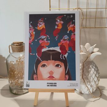 Ex-libris manga fossiles de rêves 20 ans Pika