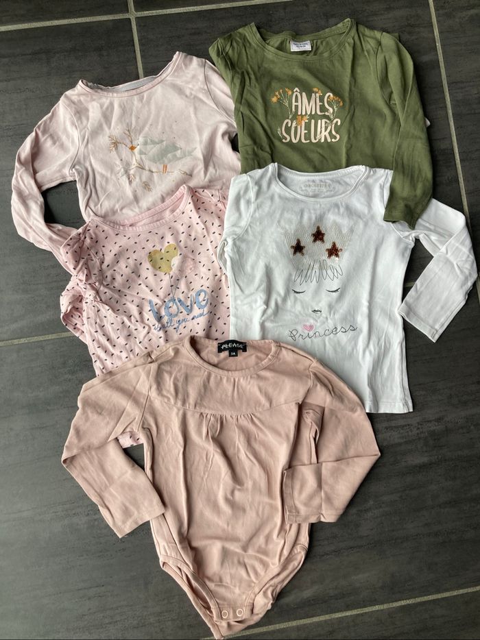 Lot de T-Shirt manche Longue