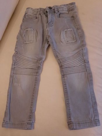 Jeans slim taille ajustable