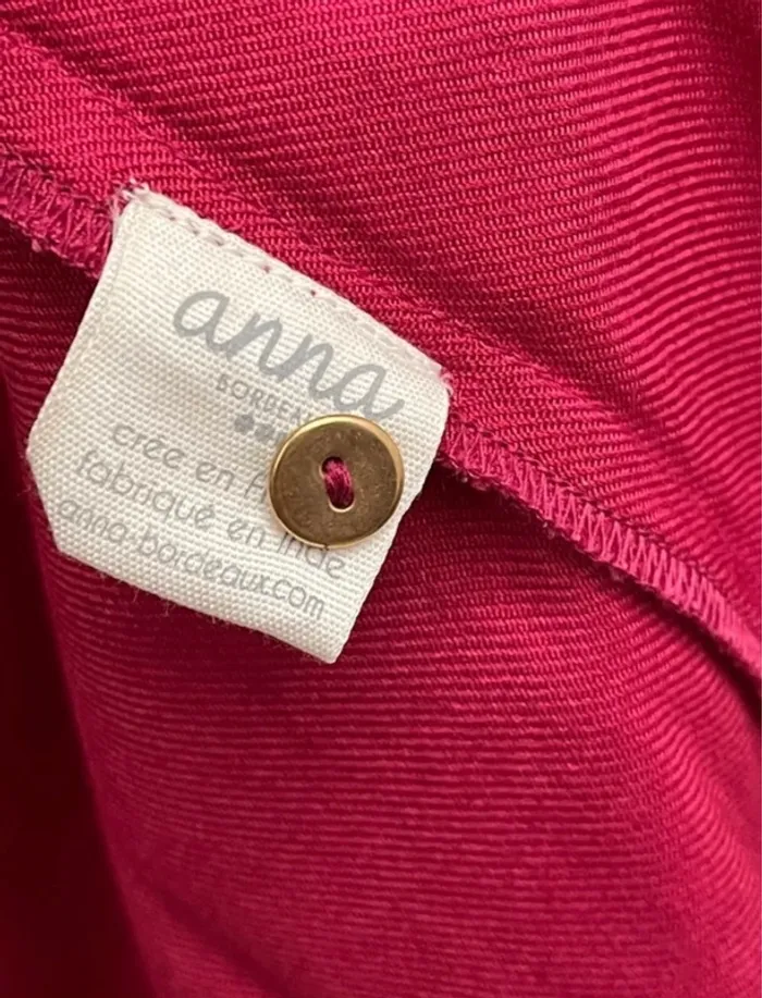 Superbe Robe brodée Anna Bordeaux 🌸 38 40 42 - photo numéro 9