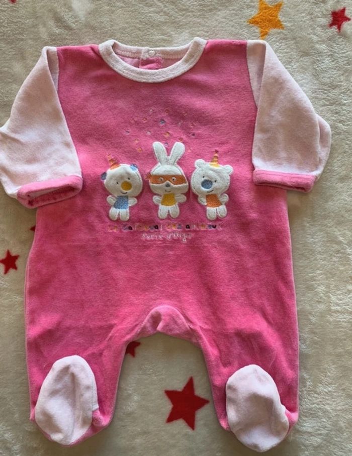 Lot 5 Pyjamas Chauds Sucre d’Orge, Vertbaudet, Disney, Prends ton Pouce 1 Mois - photo numéro 12