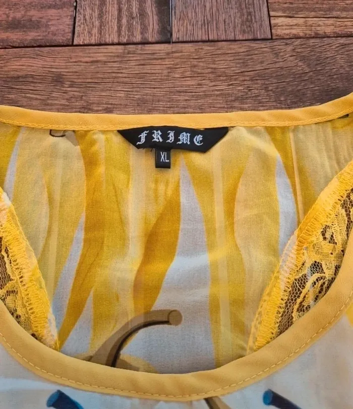 Débardeur jaune Frime T.42 - photo numéro 5