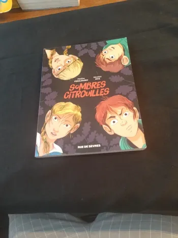 Très belle bande dessinée sombre citrouille
