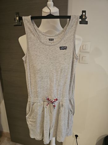 combi short fille levi’s grise 14 ans neuve jamais portée
