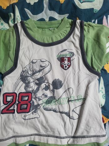 T shirt 6 ans 2 micro tache